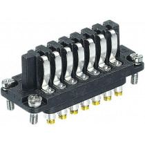 09700142811; Connector: rectangular; male; Han Staf; PIN: 14; size 10A; 10A; 50V; HARTING