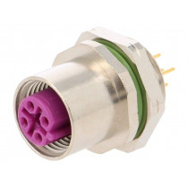 25005 0976 PFC 152; Socket; M12; PIN: 5; female; B code-Profibus; THT; Thread: PG9; LUMBERG AUTOMATION