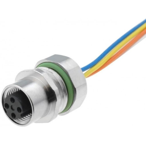 68836 0986 EFC 151 A; Socket; M12; PIN: 4; female; D code-Ethernet; cables; 0.5m; LUMBERG AUTOMATION