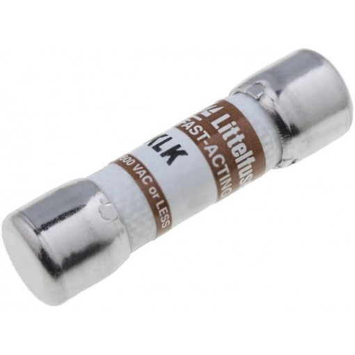 0KLK.500T; Fuse: fuse; quick blow; 500mA; 600VAC; 10,3x38mm; LITTELFUSE