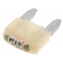 0MINI025.HXGLO; Fuse: fuse; 25A; 12VDC; automotive; 10,9mm; SMART GLOW; LITTELFUSE