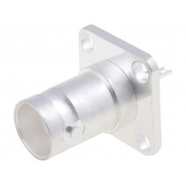 1-1337446-0; Socket; BNC; female; straight; 50Ω; soldering; teflon; TE Connectivity