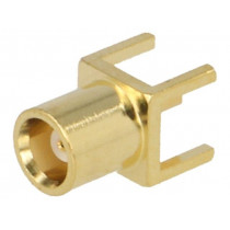 1-1337581-0; Socket; MCX; female; straight; 50Ω; THT; teflon; gold-plated; TE Connectivity 1-1337581-0; Socket; MCX; female; straight; 50Ω; THT; teflon; gold-plated; TE Connectivity