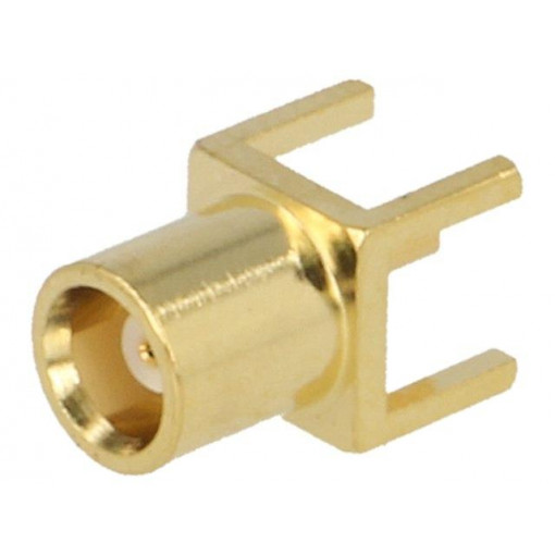 1-1337581-0; Socket; MCX; female; straight; 50Ω; THT; teflon; gold-plated; TE Connectivity 1-1337581-0; Socket; MCX; female; straight; 50Ω; THT; teflon; gold-plated; TE Connectivity