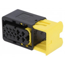 1-1564514-1; Connector: automotive; plug; female; for cable; w/o contacts; TE Connectivity