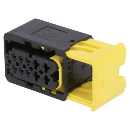 1-1564514-1; Connector: automotive; plug; female; for cable; w/o contacts; TE Connectivity