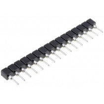 1-1814655-1; Socket: SIP; PIN: 16; THT; 2.54mm; round pins,bushing contacts; TE Connectivity 1-1814655-1; Socket: SIP; PIN: 16; THT; 2.54mm; round pins,bushing contacts; TE Connectivity