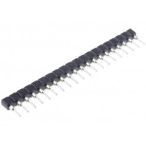 1-1814655-5; Socket: SIP; PIN: 20; THT; 2.54mm; round pins,bushing contacts; TE Connectivity 1-1814655-5; Socket: SIP; PIN: 20; THT; 2.54mm; round pins,bushing contacts; TE Connectivity
