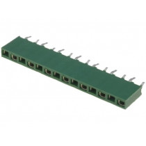 1-215297-4; Socket; pin strips; HV-100; female; PIN: 14; straight; 2.54mm; THT; TE Connectivity