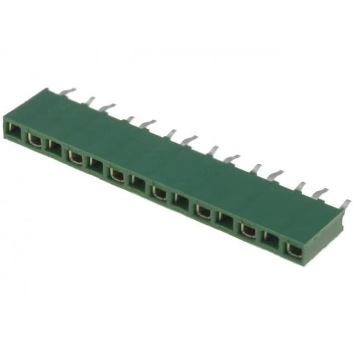 1-215297-4; Socket; pin strips; HV-100; female; PIN: 14; straight; 2.54mm; THT; TE Connectivity