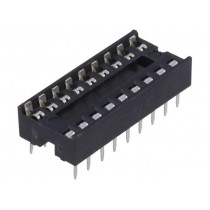 1-2199298-5; Socket: DIP; PIN: 18; 7.62mm; THT; Pitch: 2.54mm; -40÷105°C; TE Connectivity 1-2199298-5; Socket: DIP; PIN: 18; 7.62mm; THT; Pitch: 2.54mm; -40÷105°C; TE Connectivity