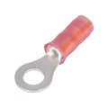 1-320551-3; Ring terminal; M4; Ø: 4.34mm; 0.5mm2; crimped; for cable; insulated; TE Connectivity 1-320551-3; Ring terminal; M4; Ø: 4.34mm; 0.5mm2; crimped; for cable; insulated; TE Connectivity