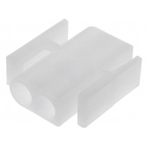 1-350344-0; Plug; wire-wire; female; .140 MATE-N-LOK; 6.1mm; PIN: 2; for cable; TE Connectivity