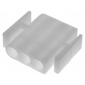 1-350346-0; Plug; wire-wire; female; .140 MATE-N-LOK; 6.1mm; PIN: 3; for cable; TE Connectivity 1-350346-0; Plug; wire-wire; female; .140 MATE-N-LOK; 6.1mm; PIN: 3; for cable; TE Connectivity
