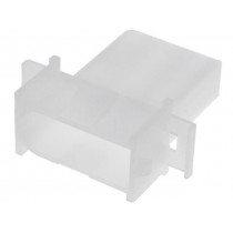 1-350347-0; Plug; wire-wire; male; .140 MATE-N-LOK; 6.1mm; PIN: 3; w/o contacts; TE Connectivity