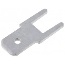 1-726388-2; Terminal: flat; 4.8mm; 0.8mm; male; THT; brass; tinned; straight; TE Connectivity