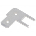 1-726389-2; Terminal: flat; 4.8mm; 0.8mm; male; THT; brass; tinned; angled 90°; TE Connectivity 1-726389-2; Terminal: flat; 4.8mm; 0.8mm; male; THT; brass; tinned; angled 90°; TE Connectivity
