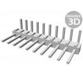 1-826631-0; Pin header; pin strips; AMPMODU MOD II; male; PIN: 10; angled 90°; TE Connectivity 1-826631-0; Pin header; pin strips; AMPMODU MOD II; male; PIN: 10; angled 90°; TE Connectivity