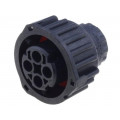 1-967325-1; Connector: circular; 2.5mm System; plug; female; PIN: 4; for cable; TE Connectivity