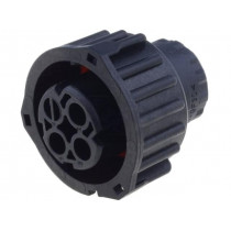 1-967325-2; Connector: circular; 2.5mm System; plug; female; PIN: 3; for cable; TE Connectivity
