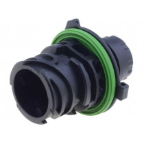 1-967402-3; Connector: circular; 2.5mm System; plug; male; PIN: 2; w/o contacts; TE Connectivity