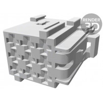 1-967621-4; Connector: wire-wire; JPT; plug; female; PIN: 9; for cable; grey; TE Connectivity