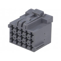 1-967623-6; Connector: wire-wire; JPT; plug; female; PIN: 15; for cable; grey; TE Connectivity