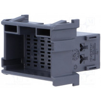 1-967629-1; Connector: wire-wire; JPT; plug; male; w/o contacts; PIN: 18; grey; TE Connectivity