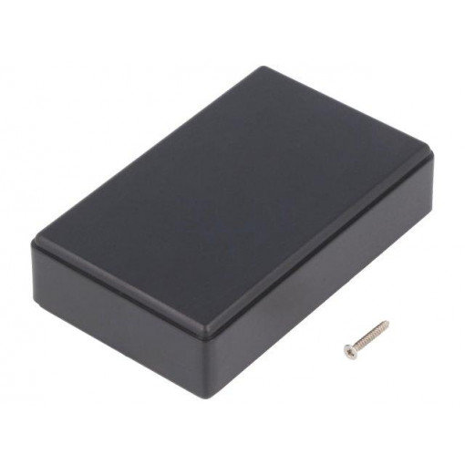10011.9; Enclosure: multipurpose; X: 56mm; Y: 90mm; Z: 22mm; SOAP 1; ABS; black; TEKO 10011.9; Enclosure: multipurpose; X: 56mm; Y: 90mm; Z: 22mm; SOAP 1; ABS; black; TEKO