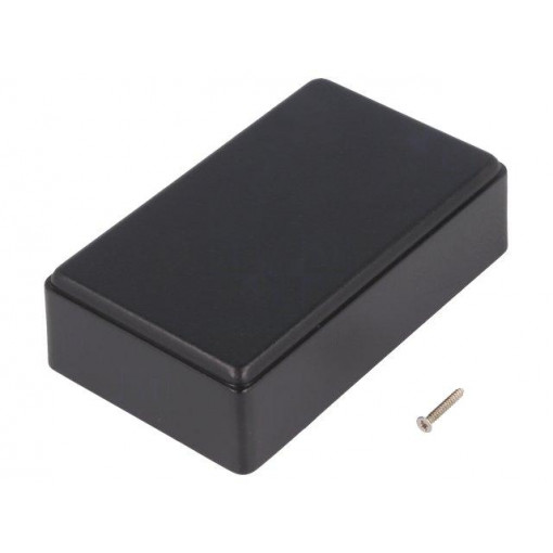 10012-B.9; Enclosure: multipurpose; X: 60mm; Y: 99mm; Z: 30mm; SOAP 1; ABS; black; TEKO 10012-B.9; Enclosure: multipurpose; X: 60mm; Y: 99mm; Z: 30mm; SOAP 1; ABS; black; TEKO