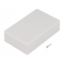 10016.7; Enclosure: multipurpose; X: 57mm; Y: 90mm; Z: 23mm; ABS; light grey; TEKO 10016.7; Enclosure: multipurpose; X: 57mm; Y: 90mm; Z: 23mm; ABS; light grey; TEKO