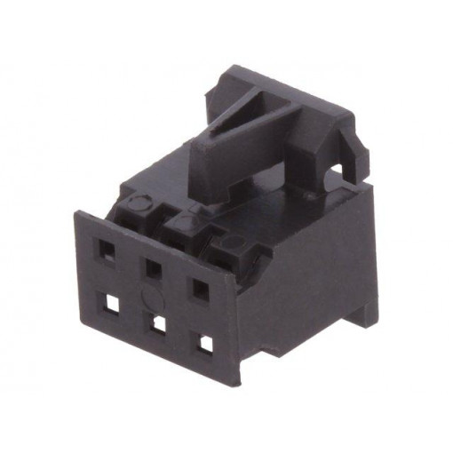 10073599-006LF; Plug; wire-board; female; Minitek; 2mm; PIN: 6; w/o contacts; AMPHENOL