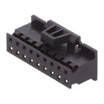 10073599-018LF; Plug; wire-board; female; Minitek; 2mm; PIN: 18; w/o contacts; AMPHENOL