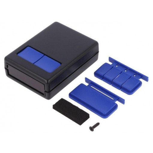 10124.9; Enclosure: for remote controller; X: 60mm; Y: 82mm; Z: 25mm; ABS; TEKO 10124.9; Enclosure: for remote controller; X: 60mm; Y: 82mm; Z: 25mm; ABS; TEKO