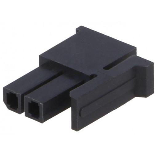 10127716-02LF; Plug; wire-board; female; Minitek Pwr 3.0; 3mm; PIN: 2; for cable; AMPHENOL