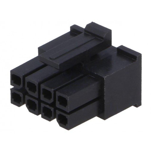 10127716-08LF; Plug; wire-board; female; Minitek Pwr 3.0; 3mm; PIN: 8; for cable; AMPHENOL