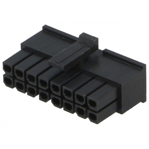 10127716-16LF; Plug; wire-board; female; Minitek Pwr 3.0; 3mm; PIN: 16; for cable; AMPHENOL 10127716-16LF; Plug; wire-board; female; Minitek Pwr 3.0; 3mm; PIN: 16; for cable; AMPHENOL