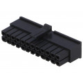 10127716-24LF; Plug; wire-board; female; Minitek Pwr 3.0; 3mm; PIN: 24; for cable; AMPHENOL 10127716-24LF; Plug; wire-board; female; Minitek Pwr 3.0; 3mm; PIN: 24; for cable; AMPHENOL