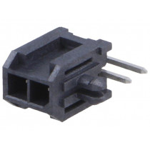 10127720-021LF; Socket; wire-board; male; Minitek Pwr 3.0; 3mm; PIN: 2; PCB snap-in; AMPHENOL