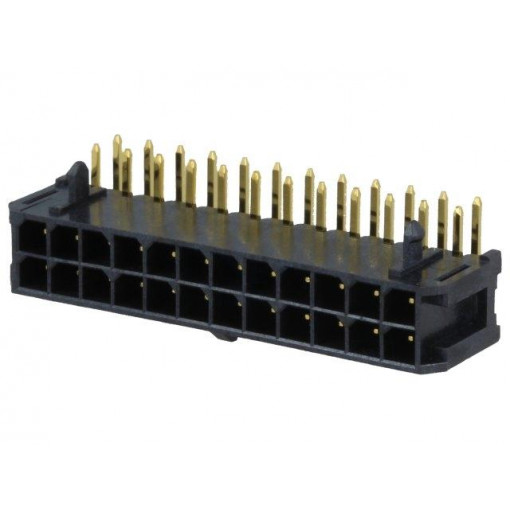 10127720-242LF; Socket; wire-board; male; Minitek Pwr 3.0; 3mm; PIN: 24; THT; 5A; AMPHENOL 10127720-242LF; Socket; wire-board; male; Minitek Pwr 3.0; 3mm; PIN: 24; THT; 5A; AMPHENOL