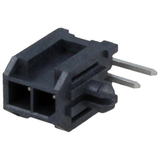 10127721-021LF; Socket; wire-board; male; Minitek Pwr 3.0; 3mm; PIN: 2; THT; 5A; AMPHENOL
