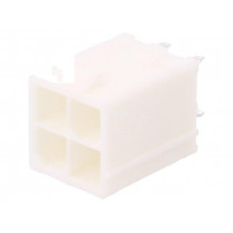 10127820-0422LF; Socket; wire-wire/PCB; male; Minitek Pwr4.2; 4.2mm; PIN: 4; THT; AMPHENOL