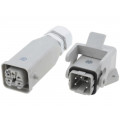 10200040004; Connector: HAN; male + female; plug + socket; Han Kit; PIN: 5; 4+PE; HARTING
