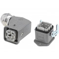 10200040005; Connector: HAN; male + female; plug + socket; Han Kit; PIN: 5; 4+PE; HARTING