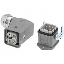 10200040005; Connector: HAN; male + female; plug + socket; Han Kit; PIN: 5; 4+PE; HARTING