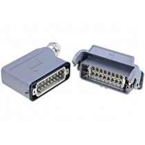 10200160000; Connector: HAN; male + female; plug + socket; Han Kit; PIN: 16; HARTING