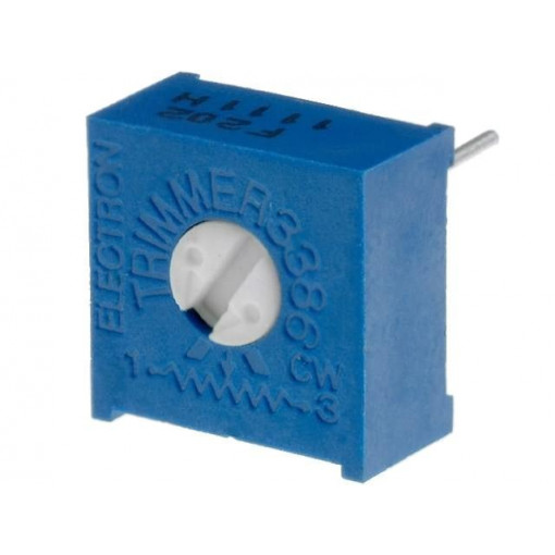 ; Potentiometer: mounting; single turn,horizontal; 5kΩ; 500mW; ±10%; SR PASSIVES