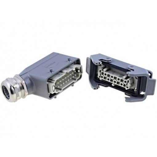 10330160000; Connector: HAN; male + female; plug + socket; Han Kit; PIN: 16; HARTING