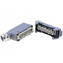 10330240000; Connector: HAN; male + female; plug + socket; Han Kit; PIN: 24; HARTING