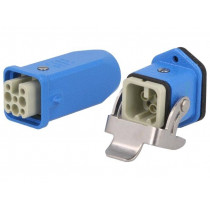 10360080006; Connector: rectangular; male + female; plug + socket; Han Kit Ex; HARTING